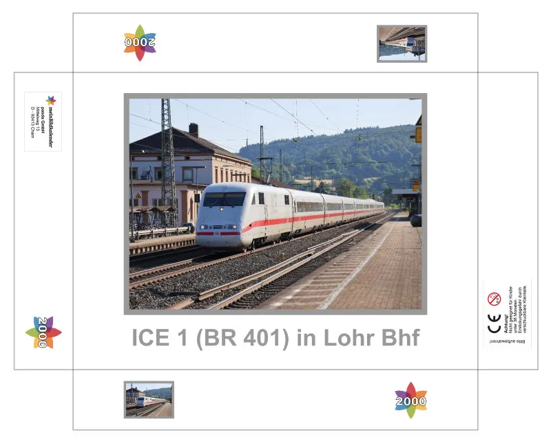 ICE1 in Lohr - Puzzle - 2000 Teile