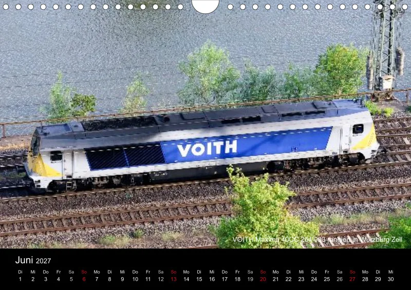 A4 Querformat Kalender 2027
