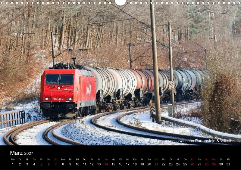 A3 Querformat Kalender 2027