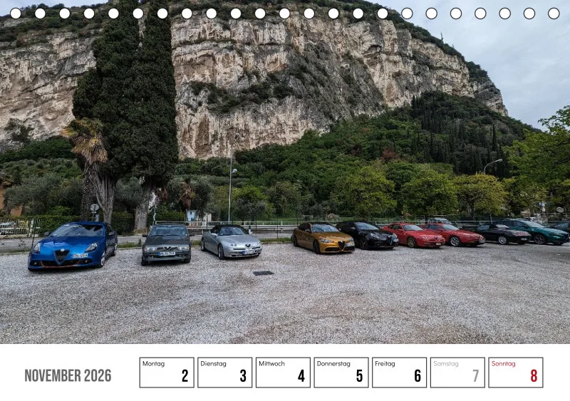 Scuderia Bavarese 2026 - Tisch-Wochenkalender