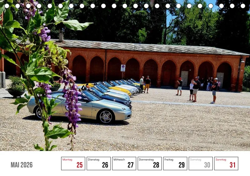 Scuderia Bavarese 2026 - Tisch-Wochenkalender