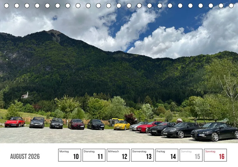 Scuderia Bavarese 2026 - Tisch-Wochenkalender