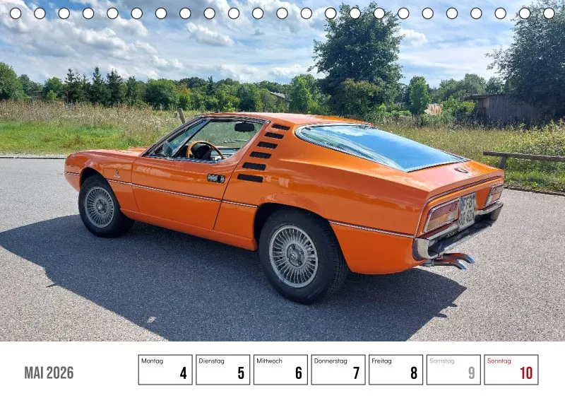 Scuderia Bavarese 2026 - Tisch-Wochenkalender