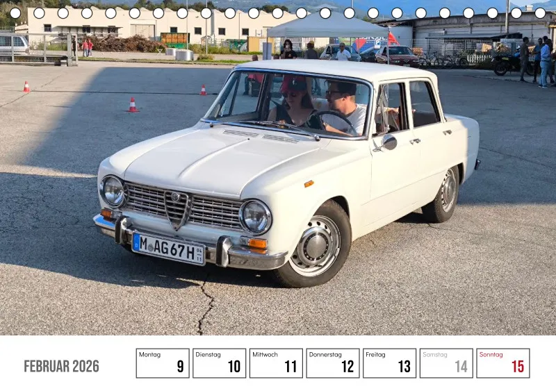 Scuderia Bavarese 2026 - Tisch-Wochenkalender