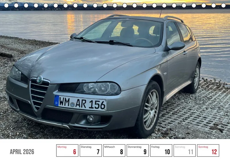 Scuderia Bavarese 2026 - Tisch-Wochenkalender