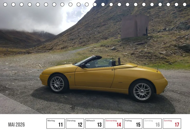 Scuderia Bavarese 2026 - Tisch-Wochenkalender