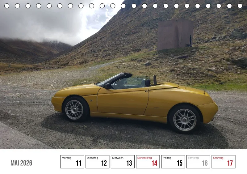 Scuderia Bavarese 2026 - Tisch-Wochenkalender