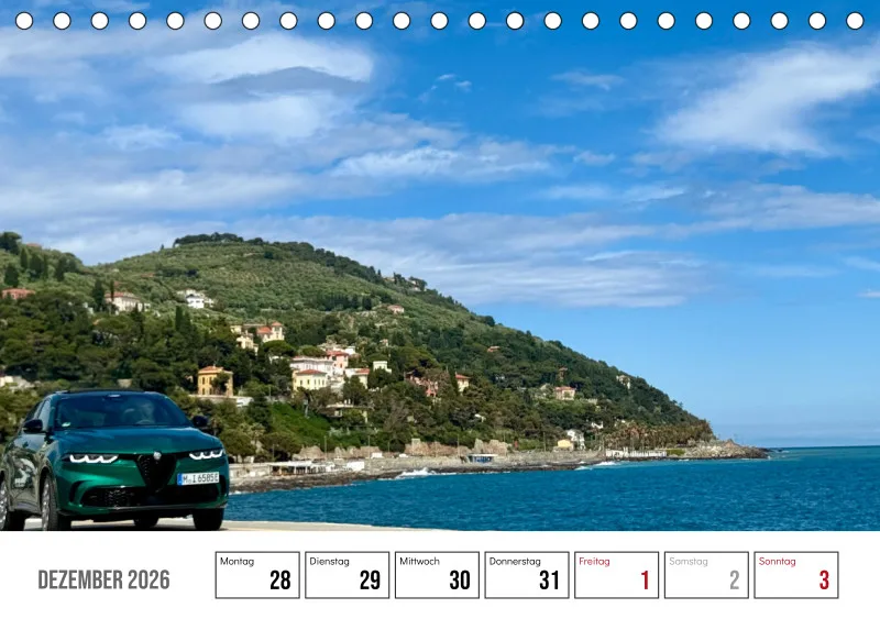 Scuderia Bavarese 2026 - Tisch-Wochenkalender