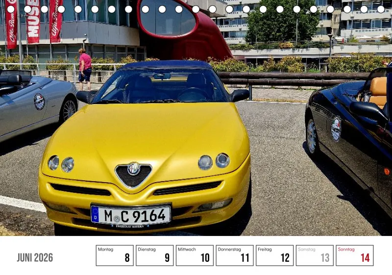 Scuderia Bavarese 2026 - Tisch-Wochenkalender