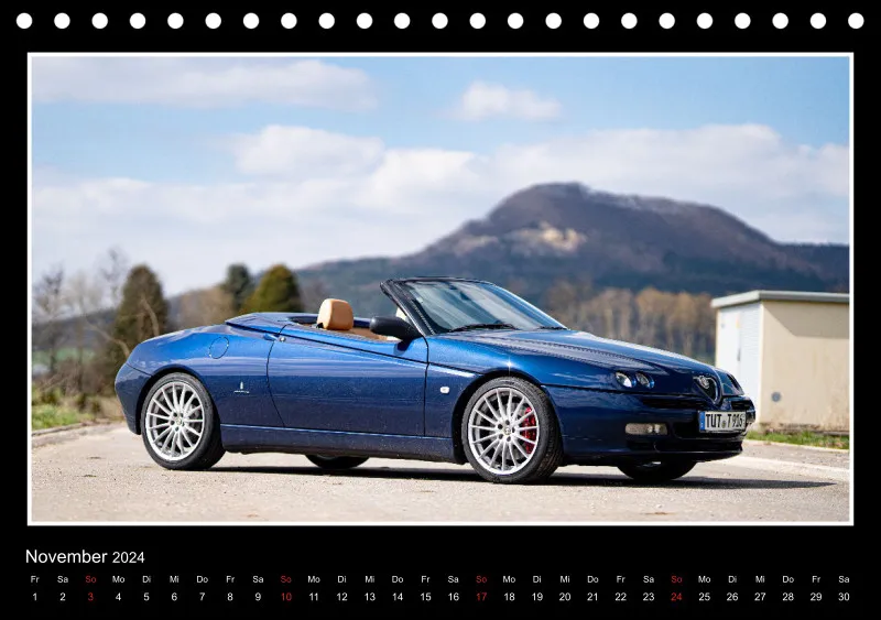 Alfa Romeo Portal Kalender 2024 Tischkalender A5
