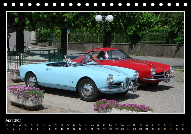 Alfa Romeo Portal Kalender 2024 Tischkalender A5