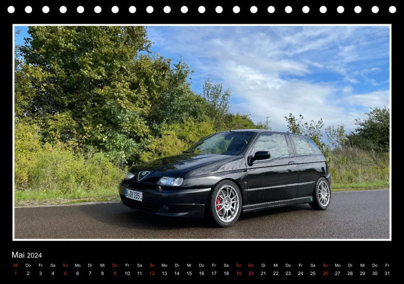 Alfa Romeo Portal Kalender 2024 Tischkalender A5