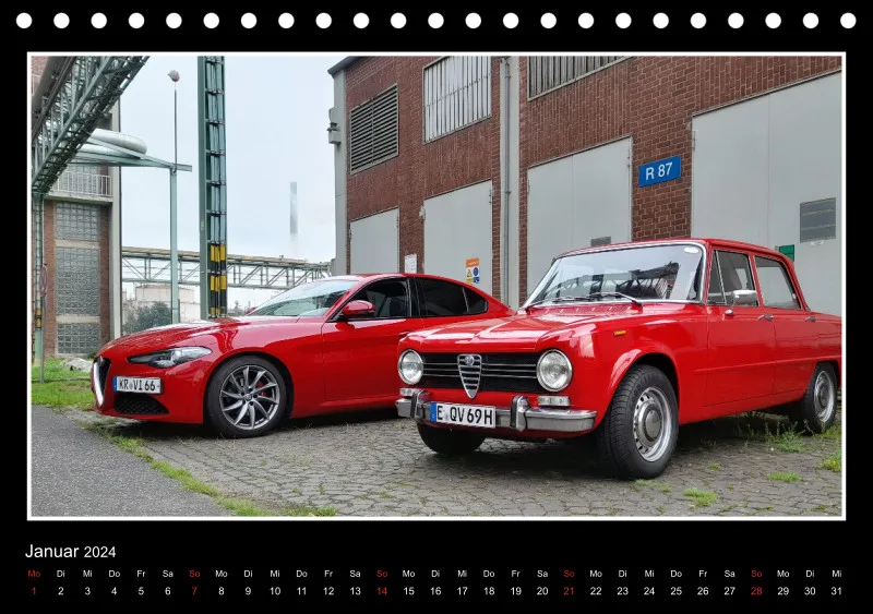 Alfa Romeo Portal Kalender 2024 Tischkalender A5