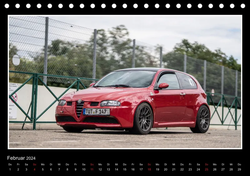 Alfa Romeo Portal Kalender 2024 Tischkalender A5