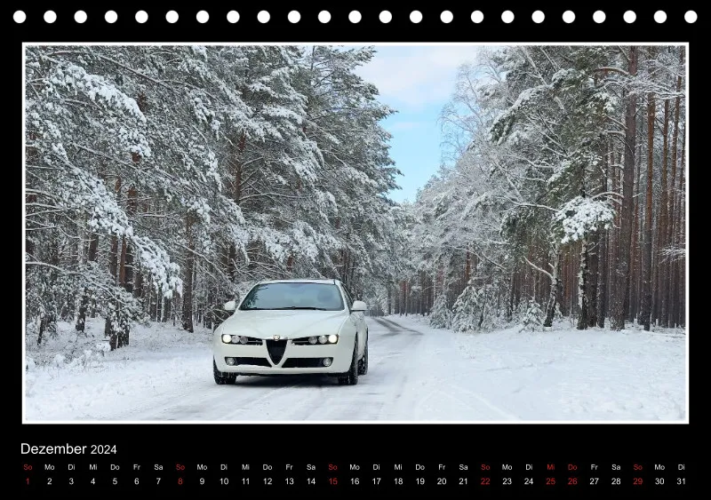 Alfa Romeo Portal Kalender 2024 Tischkalender A5