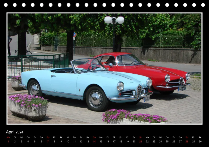 Alfa Romeo Portal Kalender 2024 Tischkalender A5