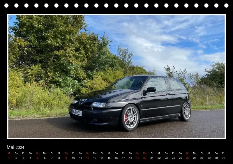 Alfa Romeo Portal Kalender 2024 Tischkalender A5