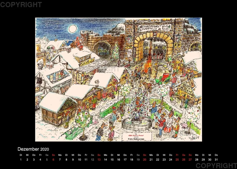 Alfaportalia 2020 Jahreskalender