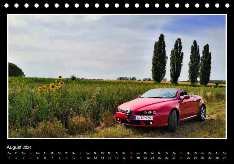 Alfa Romeo Portal Kalender 2024 Tischkalender A5