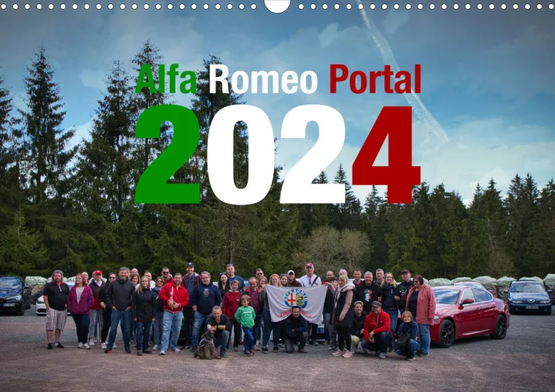 Alfa Romeo Portal Kalender 2024 A3