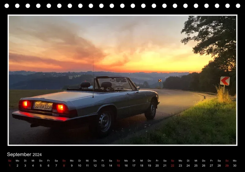 Alfa Romeo Portal Kalender 2024 Tischkalender A5