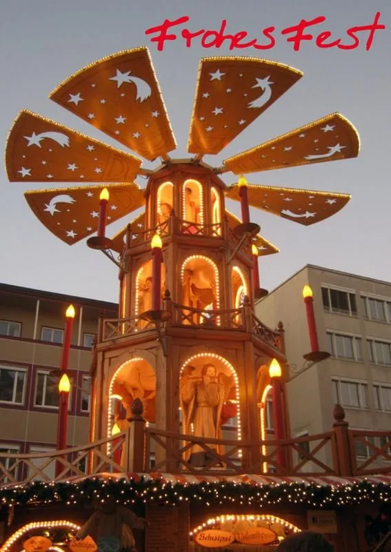 Weihnachtskarte augsburg