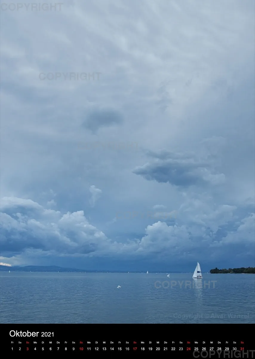 Bodensee Hochformat 2021 (Deutsch)