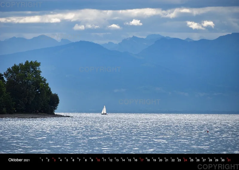 Bodensee Querformat 2021 (Deutsch)