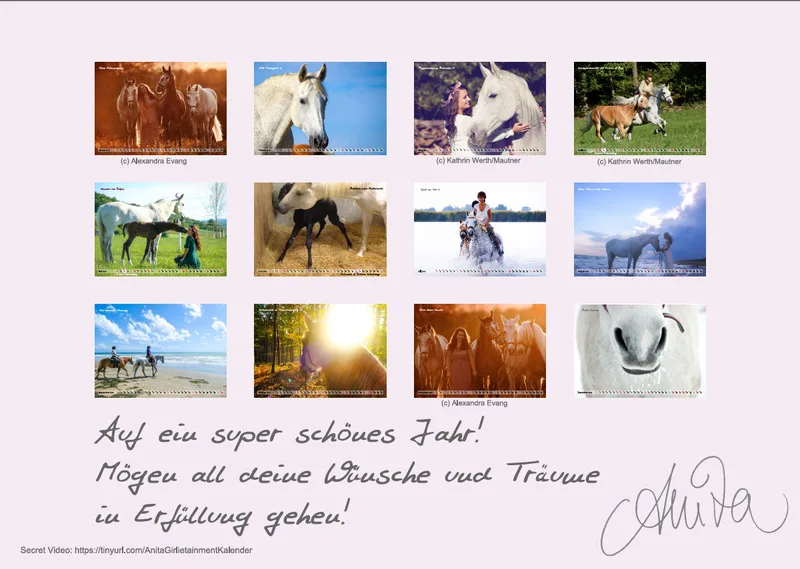 Wandkalender Rubineska 2018