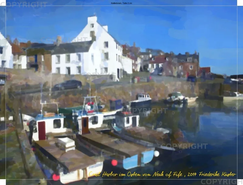 Crail Harbor im Osten von Neuk of Fife