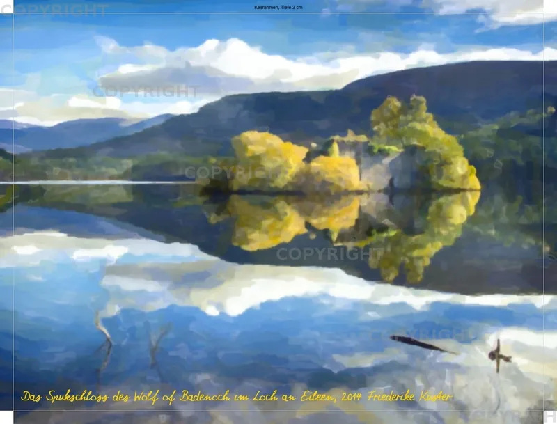 Das Spukschloss von Wolf of Badenoch im Loch an Eileen