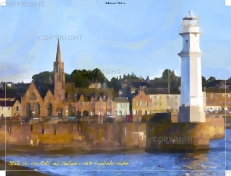 Blick von der Mole auf Newhaven