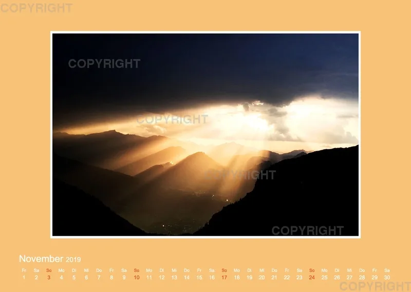Der Himmel - voller Naturwunder A4