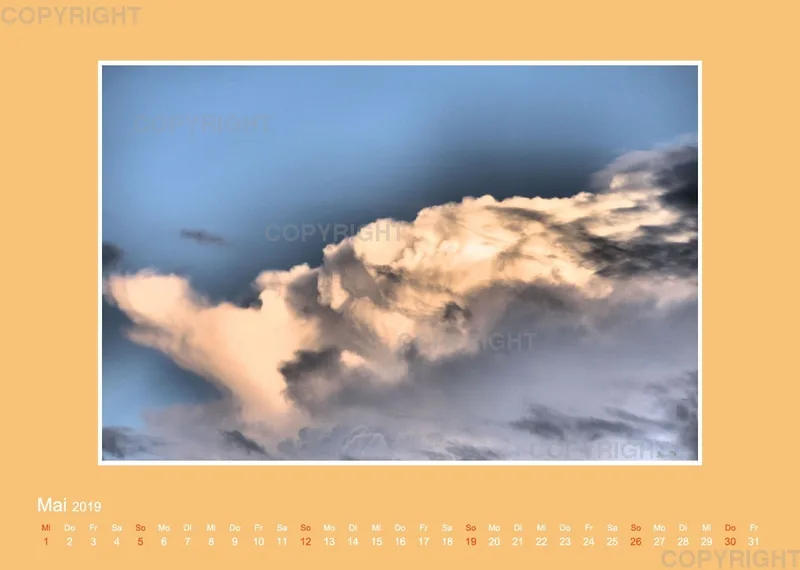 Der Himmel - voller Naturwunder A4