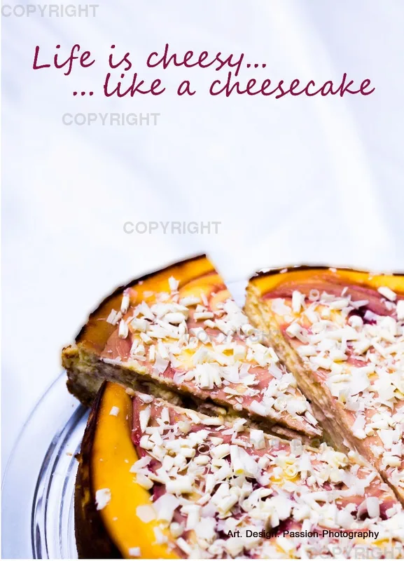 Grußkarte Life is cheesy