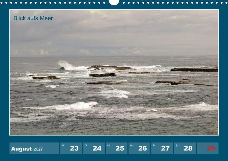 2027 A3 Wochenkalender Rundreise-Loop Head Halbinsel