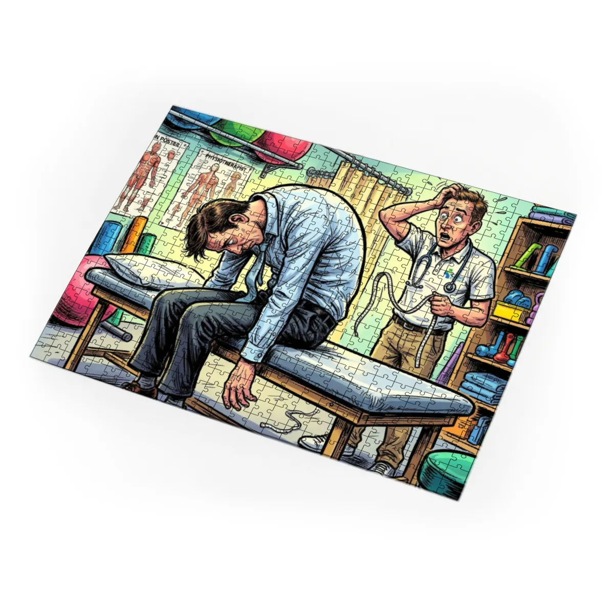 Puzzle 500 Teile Das wandelnde Fragezeichen