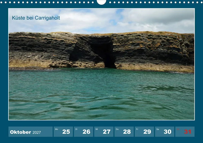 2027 A3 Wochenkalender Rundreise-Loop Head Halbinsel