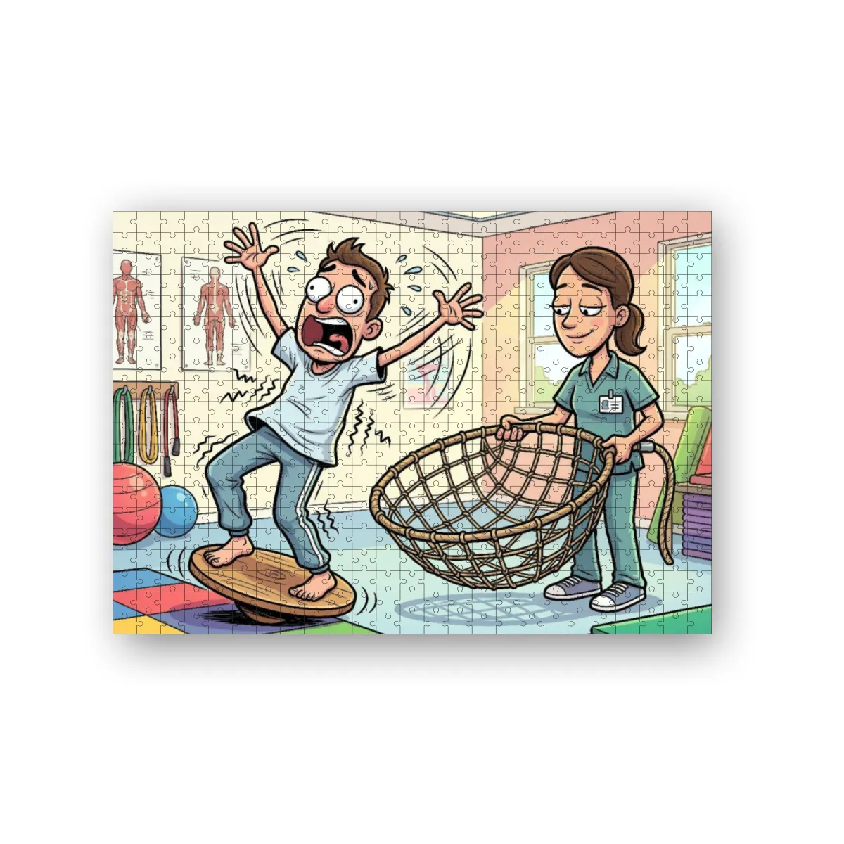 Puzzle 500 Teile Wackelige Angelegenheit