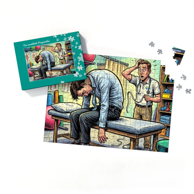 Puzzle 500 Teile Das wandelnde Fragezeichen
