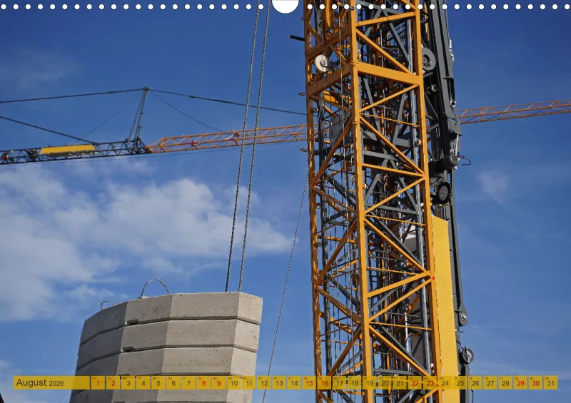 2026 A3 Montage eines Faltkranes