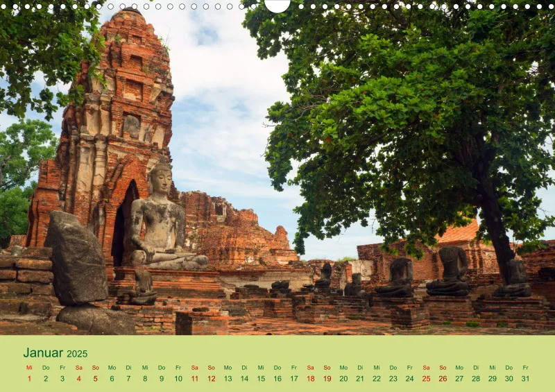 2025 A3 Wat Mahathat - Tempelanlage in Ayutthaya