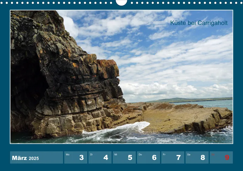 2025 A3 Wochenkalender Rundreise-Loop Head Halbinsel