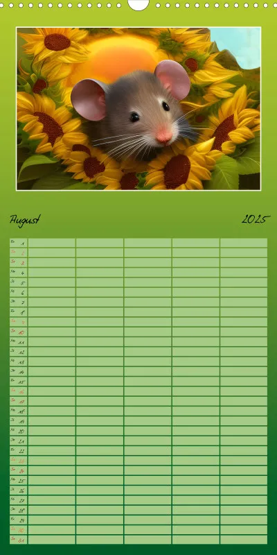 2025 Familienplaner Der Maus Kalender