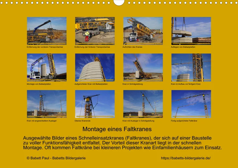 2025 A3 Montage eines Faltkranes