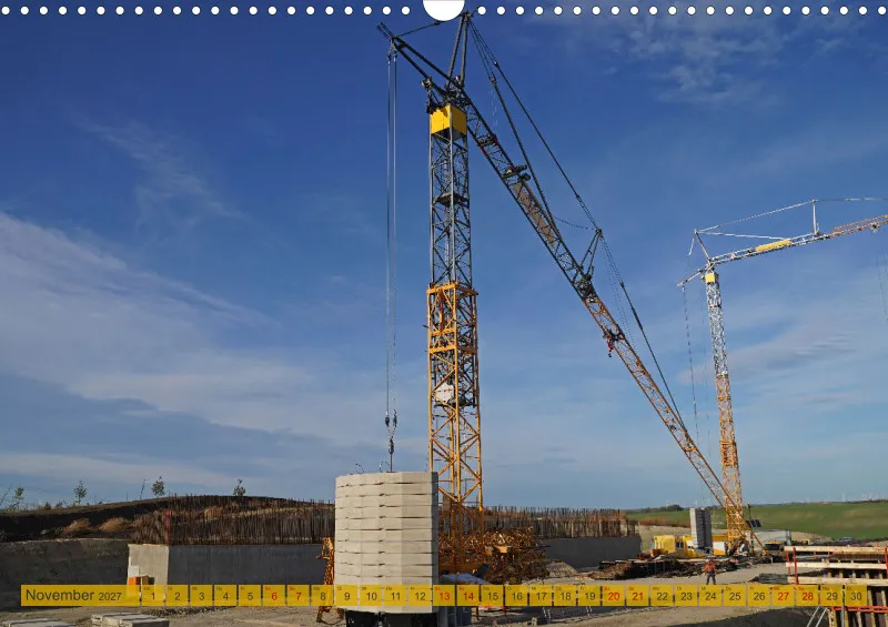 2027 A3 Montage eines Faltkranes