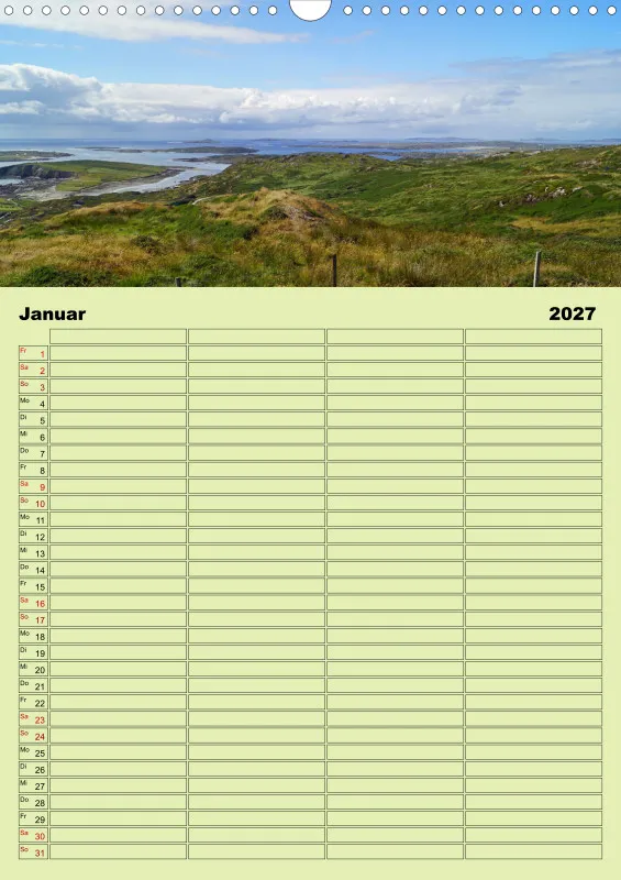 2027 A3 Planer Irische Landschaften - Rund um die grüne Insel