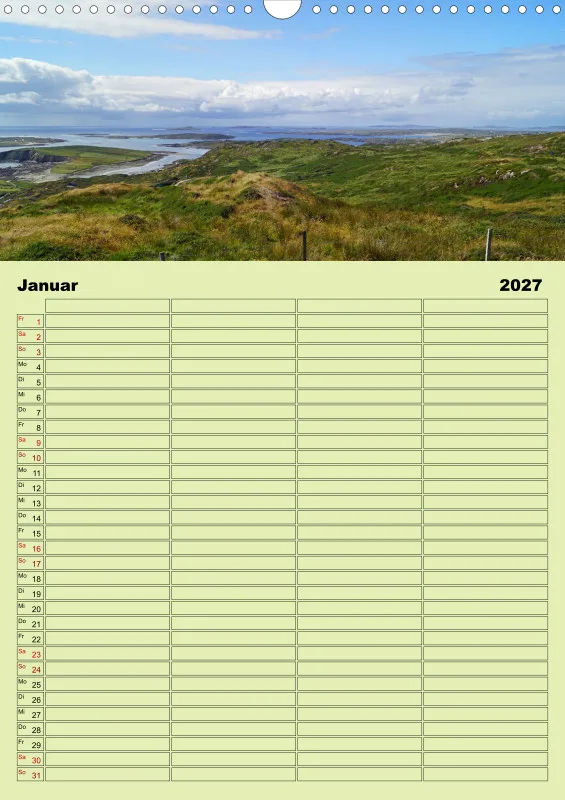 2027 A3 Planer Irische Landschaften - Rund um die grüne Insel