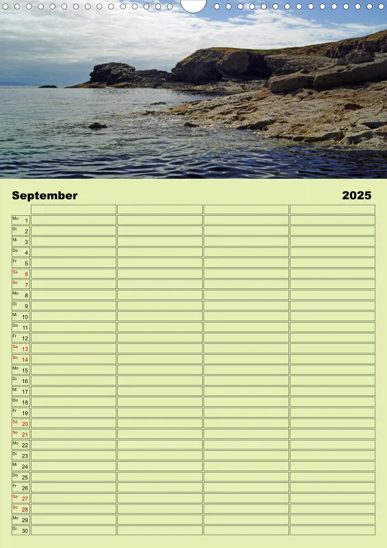 2025 A3 Planer Irische Landschaften - Rund um die grüne Insel