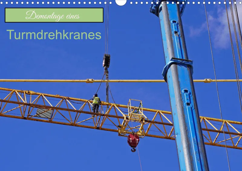 2026 A3 Demontage eines Turmdrehkranes